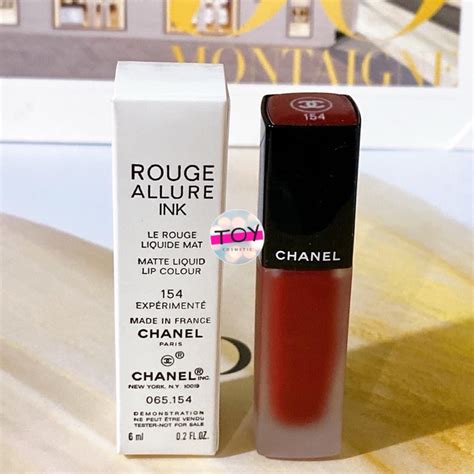 chanel rouge ink 154|chanel experimente 1554.